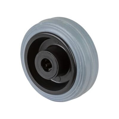 Modèle BS B46.080 - Roue en Plastique Caoutchouc Gris 80mm - Publicité Modèle BS B46.080 - Roue en Plastique Caoutchouc Gris 80mm - Publicité