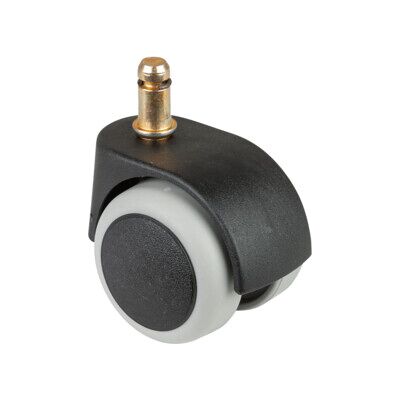 Roues pour Siège de Bureau BS - 50mm Noir - office chair casters - Publicité Roues pour Siège de Bureau BS - 50mm Noir - office chair casters - Publicité