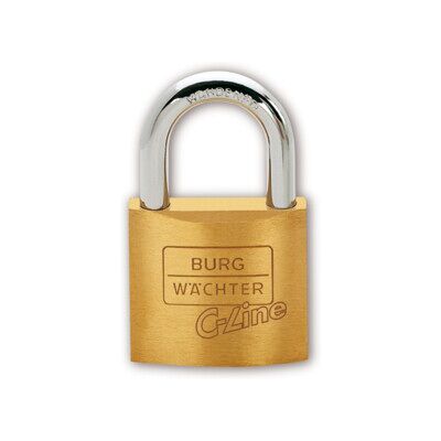 Burg-Wächter Cadenas à rideau C-Line 222 25 Laiton massif (3040) - Publicité Burg-Wächter Cadenas à rideau C-Line 222 25 Laiton massif (3040) - Publicité