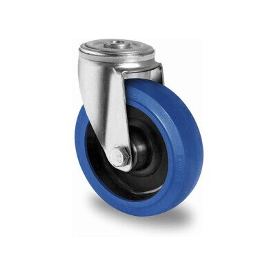 CASCOO Roulette pivotante à trou central ø 100 mm Série R4F1 à roulement à billes (HBH35W0100R4F1R0N) - Publicité CASCOO Roulette pivotante à trou central ø 100 mm Série R4F1 à roulement à billes (HBH35W0100R4F1R0N) - Publicité