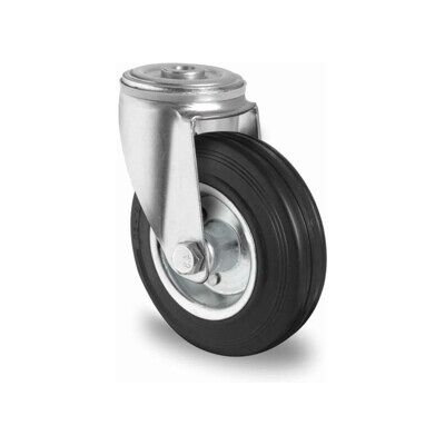 CASCOO Roulette pivotante à trou central ø 125 mm série SWS4 à roulement à billes (HBH85W0125SWS4R0N) - Publicité CASCOO Roulette pivotante à trou central ø 125 mm série SWS4 à roulement à billes (HBH85W0125SWS4R0N) - Publicité