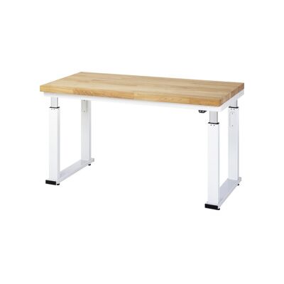 RAU Table de travail - Électrique, Hêtre, 600kg, 740-1140mm - Publicité RAU Table de travail - Électrique, Hêtre, 600kg, 740-1140mm - Publicité