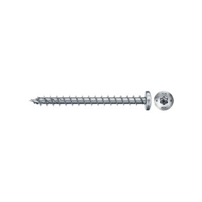fischer Vis PowerFast II FPF II PTF 5,0x70 BC 50 Tête cylindrique bombée, empreinte TX, zingué blanc, filetage total (670441) - Publicité fischer Vis PowerFast II FPF II PTF 5,0x70 BC 50 Tête cylindrique bombée, empreinte TX, zingué blanc, filetage total (670441) - Publicité
