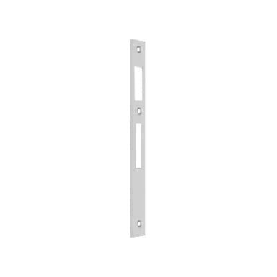 BKS S491 24x243mm Plaque de frappe pour cadre de porte en nickel argenté - Type de porte - Publicité BKS S491 24x243mm Plaque de frappe pour cadre de porte en nickel argenté - Type de porte - Publicité