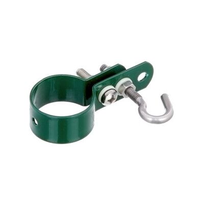 Collier de poteau de clôture Gust. Alberts - Acier galvanisé - Vert - 38mm - Accessoires de clôture - Publicité Collier de poteau de clôture Gust. Alberts - Acier galvanisé - Vert - 38mm - Accessoires de clôture - Publicité