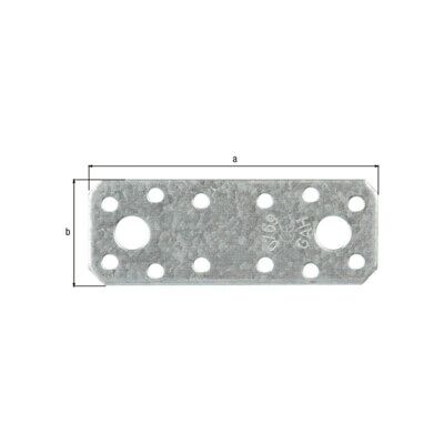 GAH Alberts Connecteur plat droit 100x35x100x2,5 mm acier galvanisé CE (330002) - Publicité GAH Alberts Connecteur plat droit 100x35x100x2,5 mm acier galvanisé CE (330002) - Publicité