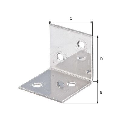 GAH Alberts Équerre large 40x40x40x2mm acier inoxydable, inoxydable antirouille (361082) - Publicité GAH Alberts Équerre large 40x40x40x2mm acier inoxydable, inoxydable antirouille (361082) - Publicité