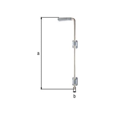 GAH Bodenschieber L500xS16mm VA gris mat A Bolz.-Tor 40mm ; GAH Alberts (326029) - Publicité GAH Bodenschieber L500xS16mm VA gris mat A Bolz.-Tor 40mm ; GAH Alberts (326029) - Publicité