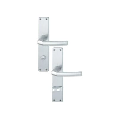 Ensemble Poignée de Porte Hoppe Birmingham en Argent - Porte Intérieure - Publicité Ensemble Poignée de Porte Hoppe Birmingham en Argent - Porte Intérieure - Publicité