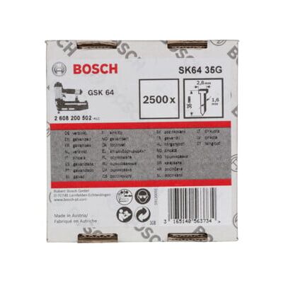 Goupille à tête fraisée BOSCH SK64 35G 1,6 mm 35 mm galvanisée (2608200502) - Publicité Goupille à tête fraisée BOSCH SK64 35G 1,6 mm 35 mm galvanisée (2608200502) - Publicité