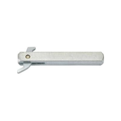 Perno change gancio type K - 8 mm carré - Acier galvanisé - Pour portes perforées - Publicité Perno change gancio type K - 8 mm carré - Acier galvanisé - Pour portes perforées - Publicité