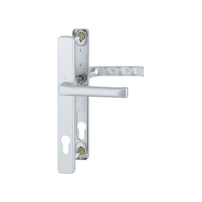 HOPPE London Ensemble de Poignées en Aluminium avec Cylindre Profilé - Type de Porte - Publicité HOPPE London Ensemble de Poignées en Aluminium avec Cylindre Profilé - Type de Porte - Publicité