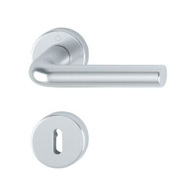 Ensemble Poignées de Porte en Aluminium Hoppe Bonn - Épaisseur 37-42mm - Rosettes à Clé - Publicité Ensemble Poignées de Porte en Aluminium Hoppe Bonn - Épaisseur 37-42mm - Rosettes à Clé - Publicité