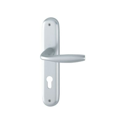 Ensemble de bouclier long en aluminium Hoppe - Poignée intérieure - 72 mm - Argenté - Publicité Ensemble de bouclier long en aluminium Hoppe - Poignée intérieure - 72 mm - Argenté - Publicité