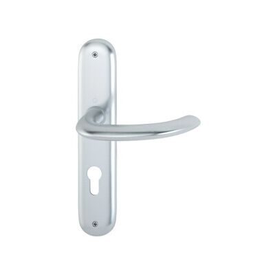 Ensemble Poignées de Porte Long Bouclier en Aluminium Hoppe Marseille - Usage intérieur - Publicité Ensemble Poignées de Porte Long Bouclier en Aluminium Hoppe Marseille - Usage intérieur - Publicité
