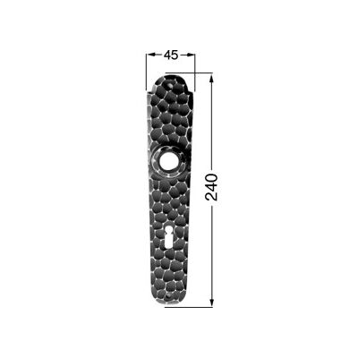 Rowe - Poignée de porte longue 270z PZ - Poignée pour porte et fenêtre - Publicité Rowe - Poignée de porte longue 270z PZ - Poignée pour porte et fenêtre - Publicité