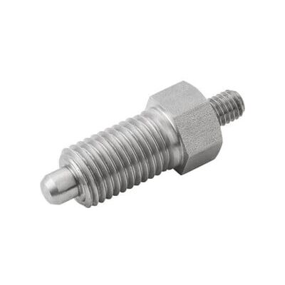 Kipp - Arretierbolzen Ohne Rastnut Gr.4 D1=m20x1,5 - Form:E - Stainless Unhardened - Locking Pin - Publicité Kipp - Arretierbolzen Ohne Rastnut Gr.4 D1=m20x1,5 - Form:E - Stainless Unhardened - Locking Pin - Publicité