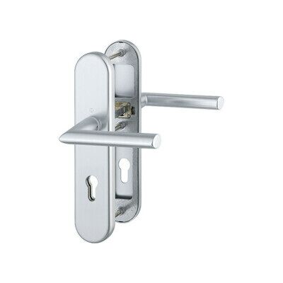 Ensemble de Poignées de Porte en Aluminium Hoppe Stockholm - 72mm, Carré 8mm, Pour Portes Extérieures/Intérieures - Publicité Ensemble de Poignées de Porte en Aluminium Hoppe Stockholm - 72mm, Carré 8mm, Pour Portes Extérieures/Intérieures - Publicité