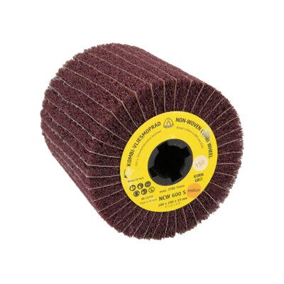 Klingspor - NCW 600 S - 110x100x19mm - 100G - Pad abrasif - Publicité Klingspor - NCW 600 S - 110x100x19mm - 100G - Pad abrasif - Publicité