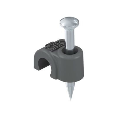 OBO Bettermann 2232235 Clip à clou ISO noir 10mm, L25 - Attaches-câbles - Publicité OBO Bettermann 2232235 Clip à clou ISO noir 10mm, L25 - Attaches-câbles - Publicité
