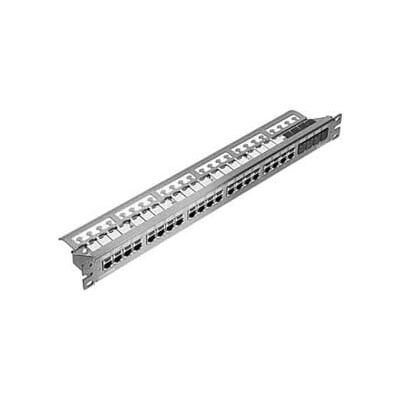Panduit Panneau de brassage, 24 ports, métal incl. 24 x CJS688TG CP24WSK6TGLGY (CP24WSK6TGLGY) - Publicité Panduit Panneau de brassage, 24 ports, métal incl. 24 x CJS688TG CP24WSK6TGLGY (CP24WSK6TGLGY) - Publicité