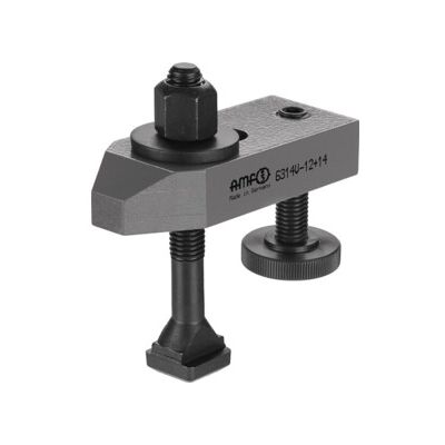 Pince AMF 6314V biseautée avec rainure pour vis d'appui 18 mm H 13 - 81 mm (73056) - Publicité Pince AMF 6314V biseautée avec rainure pour vis d'appui 18 mm H 13 - 81 mm (73056) - Publicité