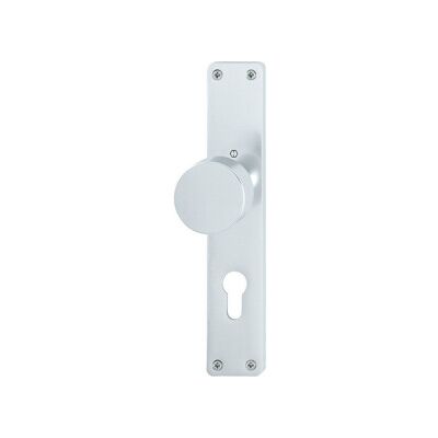 Ensemble de Poignées de Porte Hoppe en Aluminium - 54/202, Naturel - Publicité Ensemble de Poignées de Porte Hoppe en Aluminium - 54/202, Naturel - Publicité