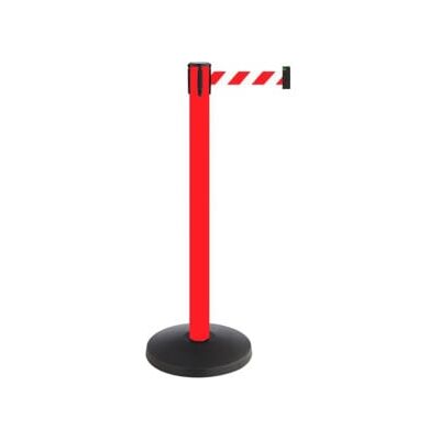 RS PRO Poteau de Barrière - 3m Rayures Diagonales Rouge-Blanc - Publicité RS PRO Poteau de Barrière - 3m Rayures Diagonales Rouge-Blanc - Publicité