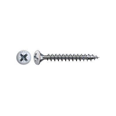 Vis à bois SPAX - 4x20 mm - Revêtement WIROX - Pozidriv - Tête - Publicité Vis à bois SPAX - 4x20 mm - Revêtement WIROX - Pozidriv - Tête - Publicité