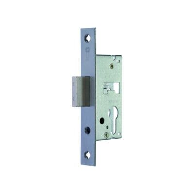 Sachsische Schlossfabrik Serrure à Cylindre Profilé en Acier Inoxydable - Type de Porte - Publicité Sachsische Schlossfabrik Serrure à Cylindre Profilé en Acier Inoxydable - Type de Porte - Publicité