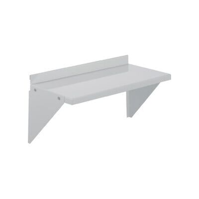 Support d'étagère KAPPES - Gris clair - 450mm - Revêtement plastique - Pour panneaux fendus - Publicité Support d'étagère KAPPES - Gris clair - 450mm - Revêtement plastique - Pour panneaux fendus - Publicité