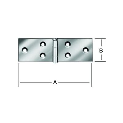 Vormann Charnières 200x44 mm Zinc bleu - Charnière - Publicité Vormann Charnières 200x44 mm Zinc bleu - Charnière - Publicité