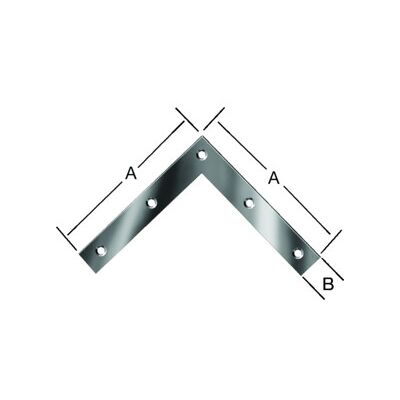 VORMANN Équerre d'angle pour porte L 200 x H 200 mm extrémités droites acier galvanisé (000187200Z) - Publicité VORMANN Équerre d'angle pour porte L 200 x H 200 mm extrémités droites acier galvanisé (000187200Z) - Publicité