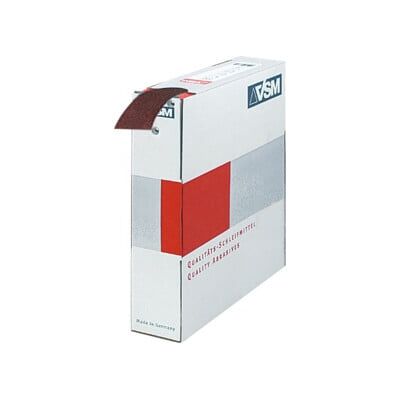 VSM Rouleau en tissu abrasif (A) brun KK 114 F, 40 mm x 25 m, Grain : 120 (719214) - Publicité VSM Rouleau en tissu abrasif (A) brun KK 114 F, 40 mm x 25 m, Grain : 120 (719214) - Publicité