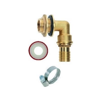 GEKA - Kit de Connexion pour Baril d'Eau - Laiton 90° 1'' G1 - Publicité GEKA - Kit de Connexion pour Baril d'Eau - Laiton 90° 1'' G1 - Publicité