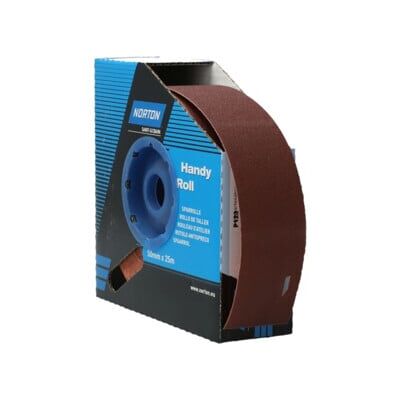 Rouleau abrasif Norton R222 - 50mm x 25m - P120 - Rouleau abrasif - Publicité Rouleau abrasif Norton R222 - 50mm x 25m - P120 - Rouleau abrasif - Publicité