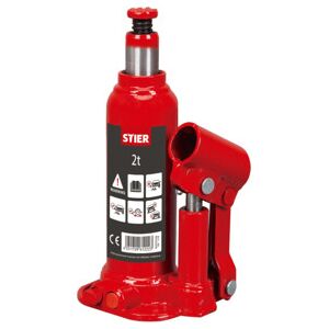 Cric bouteille hydraulique pour voitures STIER, 2 tonnes (904226) - Publicité Cric bouteille hydraulique pour voitures STIER, 2 tonnes (904226) - Publicité