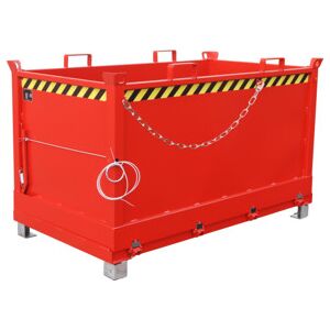 Bauer Conteneur de stockage FB 1500 - Rouge feu - Publicité Bauer Conteneur de stockage FB 1500 - Rouge feu - Publicité