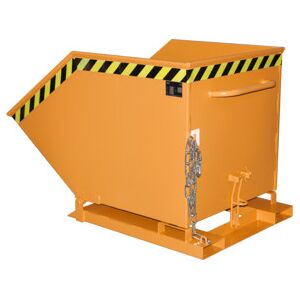 Conteneur à déchets pliable Eurokraft pro 0,6m³ - Orange/Rouge - Publicité Conteneur à déchets pliable Eurokraft pro 0,6m³ - Orange/Rouge - Publicité