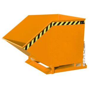 Eurokraft pro Conteneur à déchets - Capacité 0,8m³, Acier, Orange - Conteneur à déchets - Publicité Eurokraft pro Conteneur à déchets - Capacité 0,8m³, Acier, Orange - Conteneur à déchets - Publicité