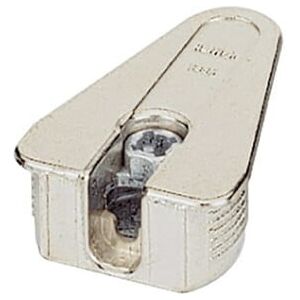 Connecteur Hettich nickelé pour étagères 19-20 mm - Système 32 - Publicité Connecteur Hettich nickelé pour étagères 19-20 mm - Système 32 - Publicité