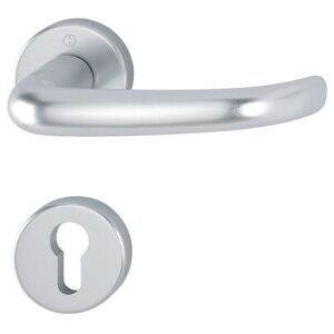 Ensemble de poignées et rosettes San Francisco en aluminium - Quincaillerie intérieure - Publicité Ensemble de poignées et rosettes San Francisco en aluminium - Quincaillerie intérieure - Publicité