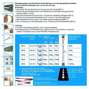 PÖSAMO Colliers de serrage alu OS-4A pour câble Ø 4,0 mm, 20 pcs (2100600076) - Publicité PÖSAMO Colliers de serrage alu OS-4A pour câble Ø 4,0 mm, 20 pcs (2100600076) - Publicité