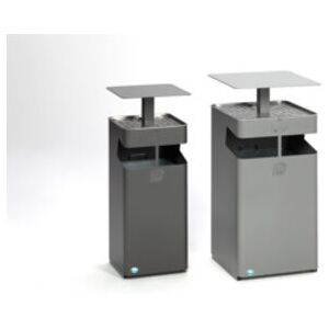 VAR Récipient à cendres/déchets avec toit L 35 couleur fer pailleté 38 l (21271) - Publicité VAR Récipient à cendres/déchets avec toit L 35 couleur fer pailleté 38 l (21271) - Publicité