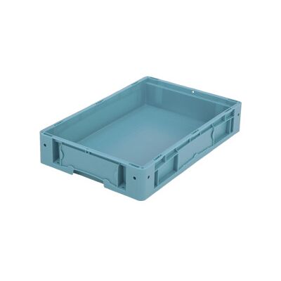 Bacs pour petit matériel KLT à fond nervuré Bito KLT64120R l 600 x l 400 x H 120 turq (18097) - Publicité Bacs pour petit matériel KLT à fond nervuré Bito KLT64120R l 600 x l 400 x H 120 turq (18097) - Publicité