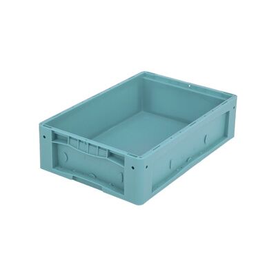 Bacs pour petit matériel KLT à fond nervuré Bito KLT64170R l 600 x l 400 x H 170 turq (16806) - Publicité Bacs pour petit matériel KLT à fond nervuré Bito KLT64170R l 600 x l 400 x H 170 turq (16806) - Publicité