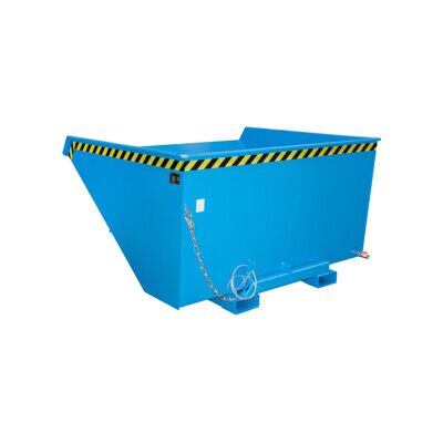Conteneur à copeaux Eurokraft pro - 2,1m³ - Bleu - Publicité Conteneur à copeaux Eurokraft pro - 2,1m³ - Bleu - Publicité