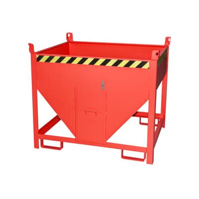 Eurokraft pro Silotank - 0,5m³, Couvercle Coulissant Frontal, Rouge Feu - Publicité Eurokraft pro Silotank - 0,5m³, Couvercle Coulissant Frontal, Rouge Feu - Publicité