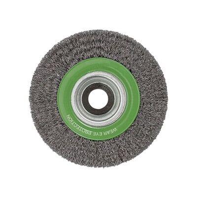 Brosse plate D. 200 mm épaisseur du fil 0,3 mm câble en inox vitesse de rotation ; Osborn (9902566362) - Publicité Brosse plate D. 200 mm épaisseur du fil 0,3 mm câble en inox vitesse de rotation ; Osborn (9902566362) - Publicité