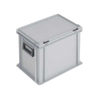 coffret plastique L400xl300xH333 mm PP 2 manches fermoir coulissant gris 31 l ; Lockweiler (PC31 2M-139231210118) - Publicité coffret plastique L400xl300xH333 mm PP 2 manches fermoir coulissant gris 31 l ; Lockweiler (PC31 2M-139231210118) - Publicité